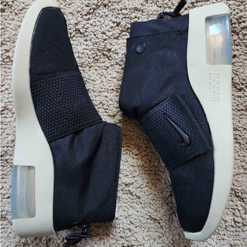 Nike Air Fear Of God Moc Black Brand New Sz 4